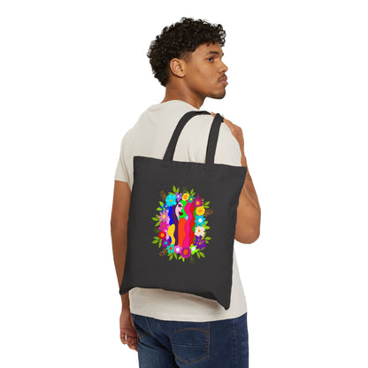 "What A Beauty" Cotton Canvas Tote Bag