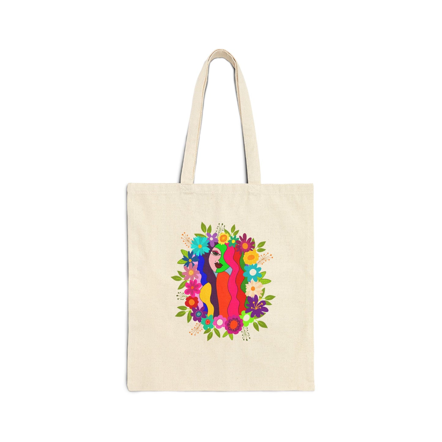 "What A Beauty" Cotton Canvas Tote Bag